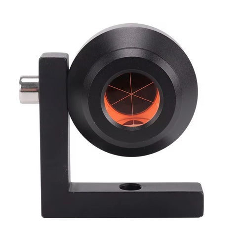 MP110D Mini Prism - Double-Side L Bar Monitoring Prism with Copper/Silver Coating, 25.4mm Diameter, Anodized Aluminum Body